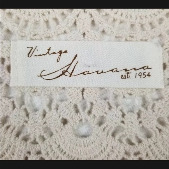 Vintage Havana Hi-low Tank Dress Women’s S Small Tie Dye Scoopneck Crochet 💜💗 - Picture 5 of 6